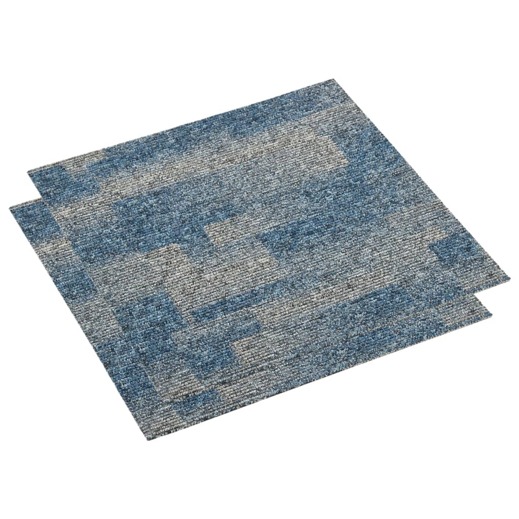 vidaXL Floor Carpet Tiles 20 pcs 5 m² Light Blue