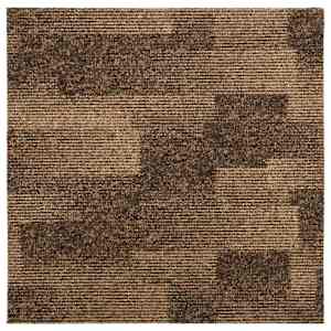 Podlahový koberec 20 pcs Hnědá 50 x 50 cm PP - obrázek 4