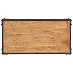 Konferenční stolek 90 x 45 x 35 cm masivní akáciové dřevo - obrázek 4