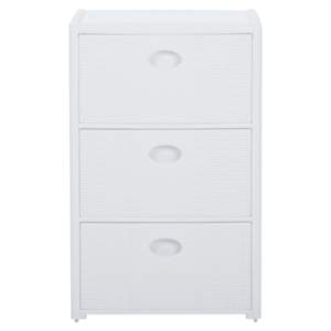 vidaXL Συρταριέρα με 3 Συρτάρια Λευκή 40 x 40 x 60 εκ.