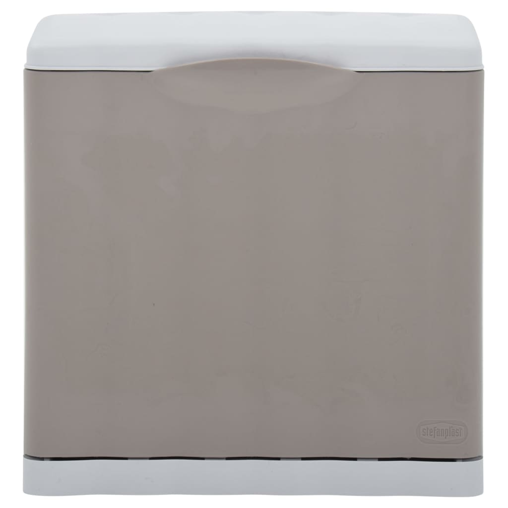 

vidaXL Afvalscheidingsbak 20 L 40x30x40 cm taupe