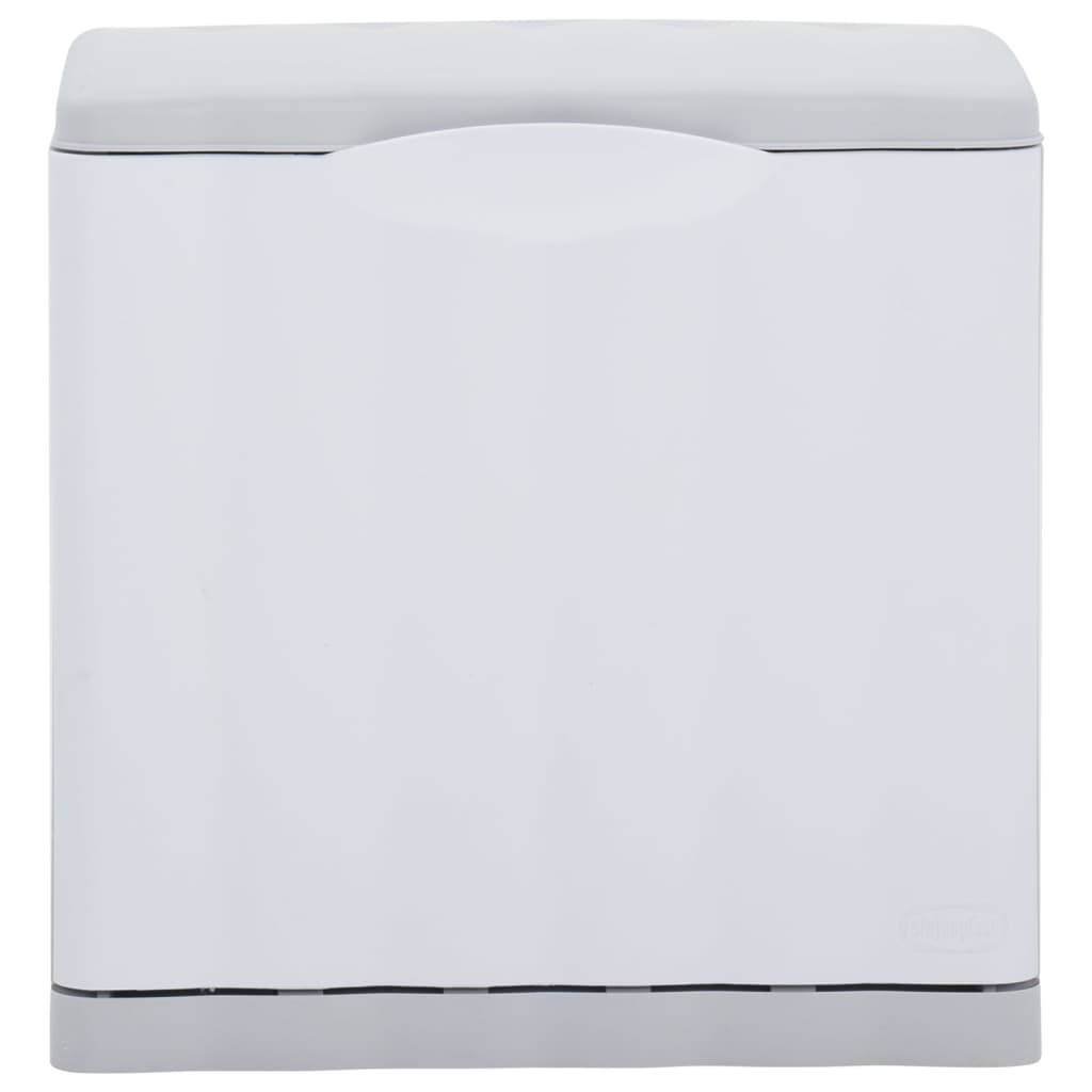 

vidaXL Afvalscheidingsbak 20 L 40x30x40 cm wit