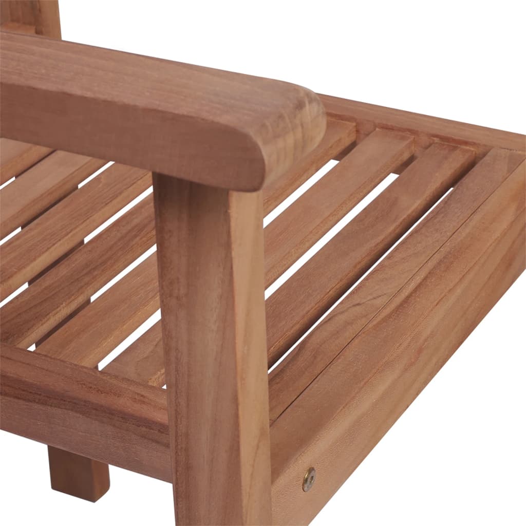 Sudedamos sodo kėdės, 8vnt., tikmedžio medienos masyvas | Stepinfit