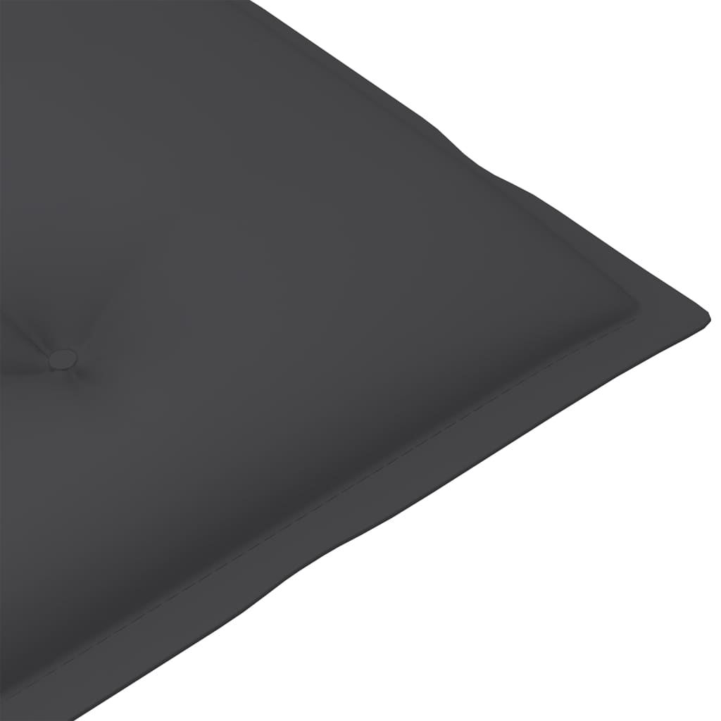 Scaune de grădină rabatabile cu perne 4 buc., lemn masiv de tec