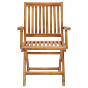 Skládací zahradní židle s poduškami 6 ks masivní teak - obrázek 3