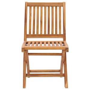 Skládací zahradní židle s poduškami 6 ks masivní teak - obrázek 5