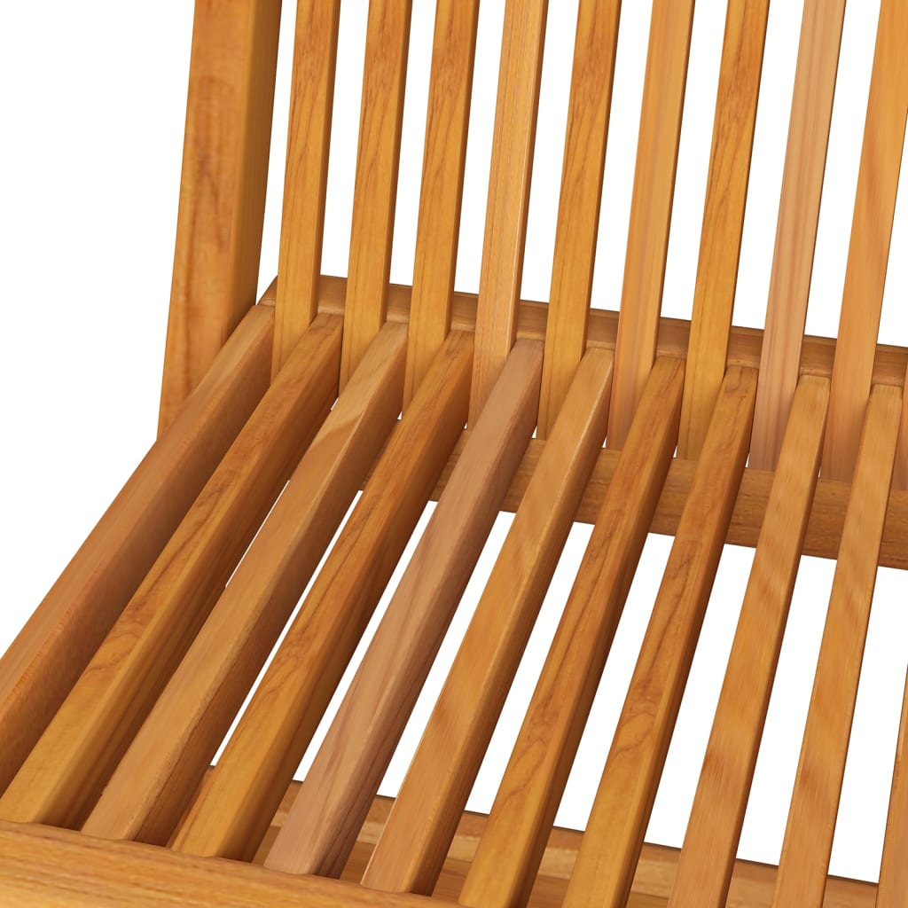 8 db összecsukható tömör tíkfa kerti szék 