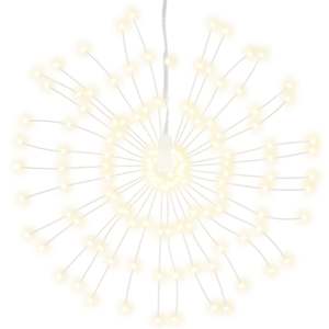 Venkovní vánoční ohňostroj teplý bílý 20 cm 140 LED diod - obrázek 8