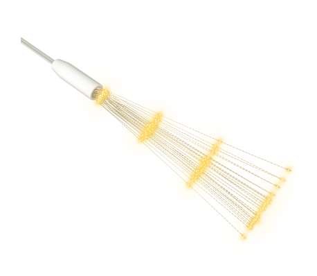 vidaXL Ilumina&ccedil;&atilde;o fogo artif&iacute;cio ext. 4pcs 560 LEDs 20cm branco quente