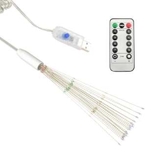 Venkovní vánoční ohňostroj vícebarevný 20 cm 140 LED diod - obrázek 8