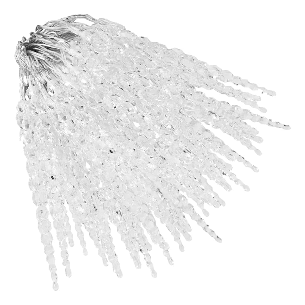 

vidaXL Kerstverlichting ijspegel met 100 LED's acryl warmwit
