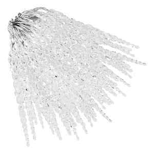 vidaXL Vianočn&eacute; sveteln&eacute; cenc&uacute;le 100 ks, tepl&aacute; biela, akryl