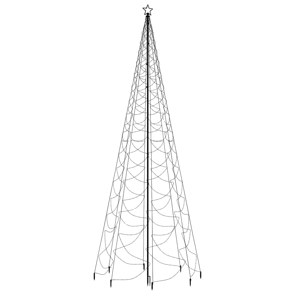 Choinka LED 1400 diod 5m z efektami świetlnymi, wodoodporna