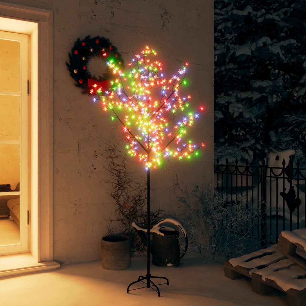 Árvore de Natal 200 LEDs flor cerejeira luz colorida 180 cm | Loja Sitio da  Magia