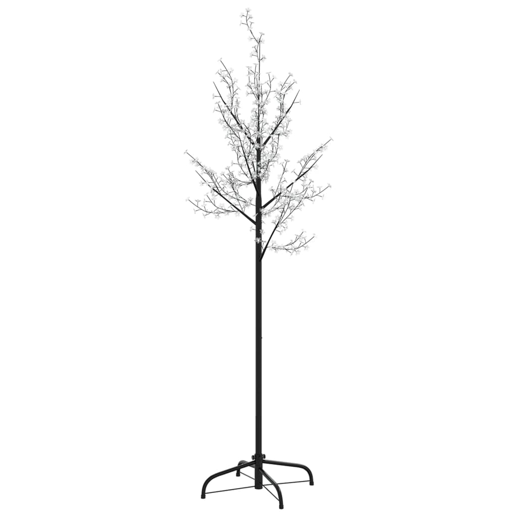 vidaXL Božićno drvce s 220 LED šarenih žarulja cvijet trešnje 220 cm