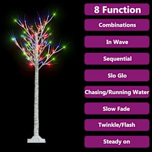 vidaXL Juletre 140 LED-dioder 1,5m flerfarget silje innend&oslash;rs utend&oslash;rs