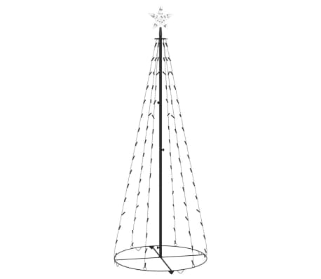 vidaXL Christmas Tree Cool White PVC 2x6 ft Foldable Christmas Tree