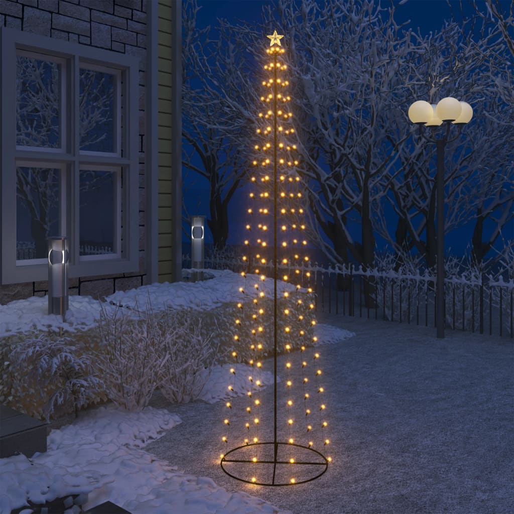 TopSellers-Christmas Cone Tree - Warm White 70x240 cm LED Decoration