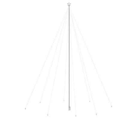 vidaXL LED Christmas Waterfall Tree Lights Indoor Outdoor 1300 LEDs 8 m