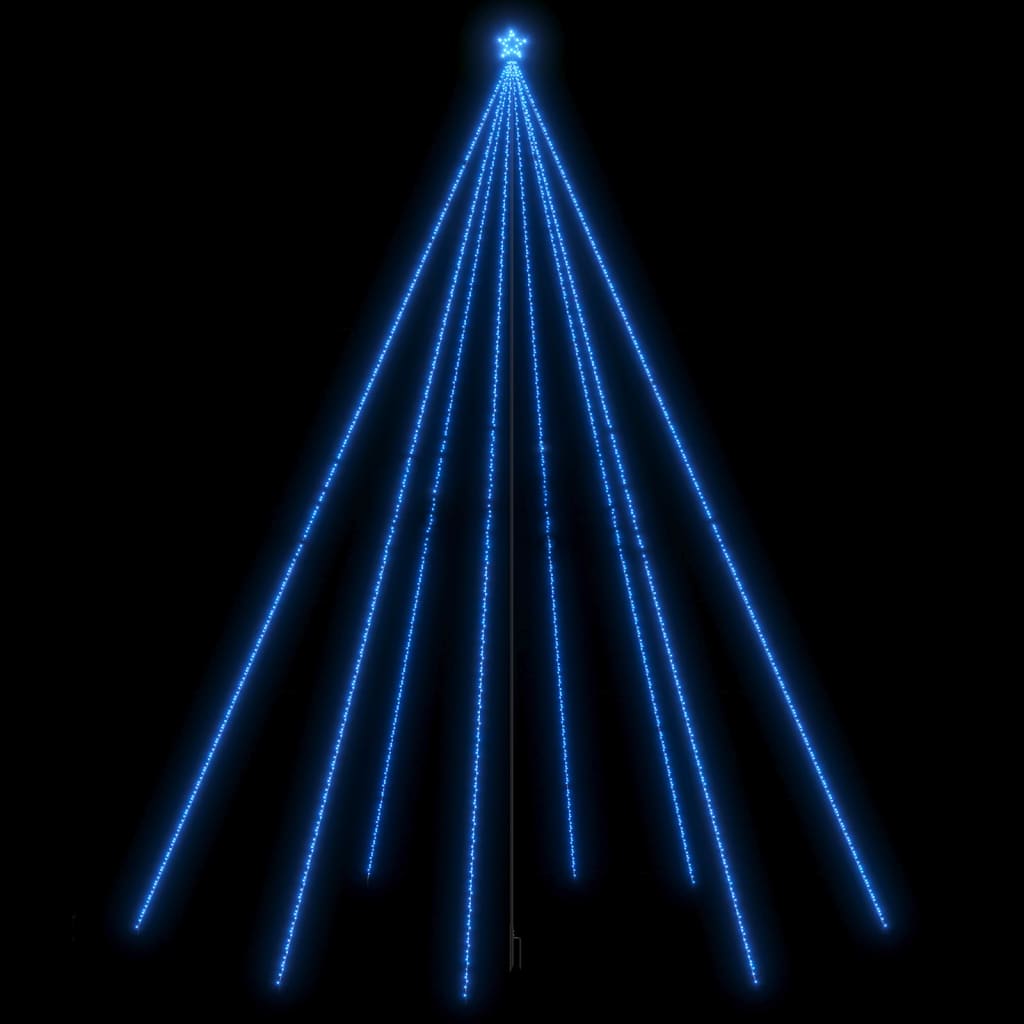  Svetlá na vianočný stromček interiér exteriér 1300 LED modré 8m