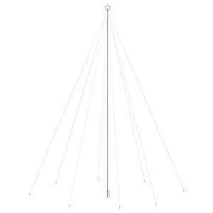 vidaXL LED Christmas Tree Indoor Outdoor 1300 LEDs Blue 26.2&lsquo;