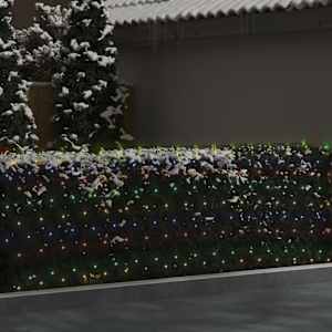 Vánoční světelná síť barevná 3 x 2 m 204 LED vnitřní i venkovní - obrázek 3