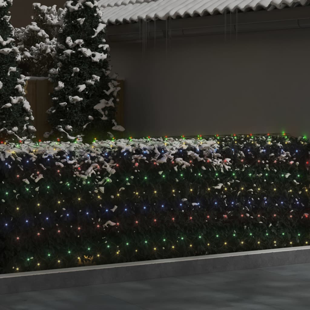 

vidaXL Kerstnetverlichting 306 LED's binnen/buiten 3x3 m meerkleurig