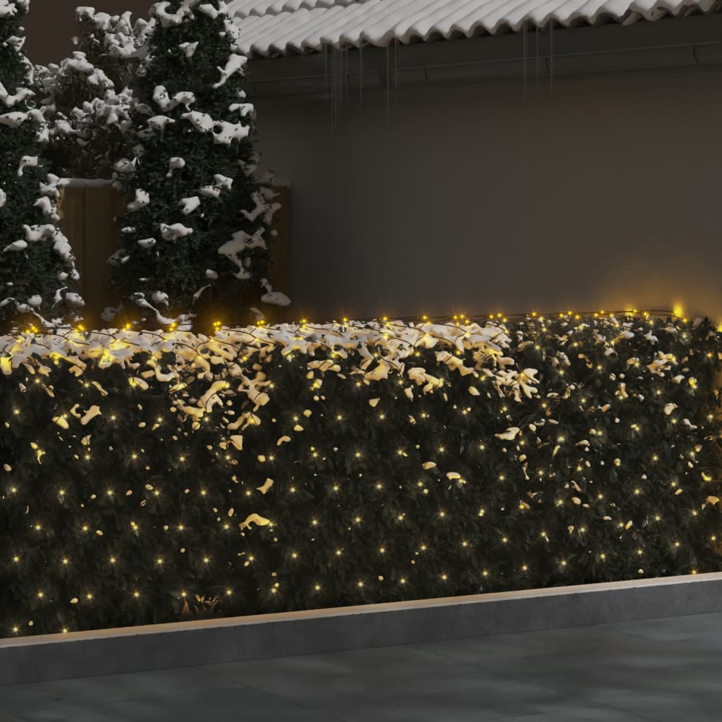 

vidaXL Kerstnetverlichting 544 LED's binnen en buiten 4x4 m warmwit