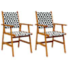 vidaXL aiatoolid, 2 tk, akaatsiapuit