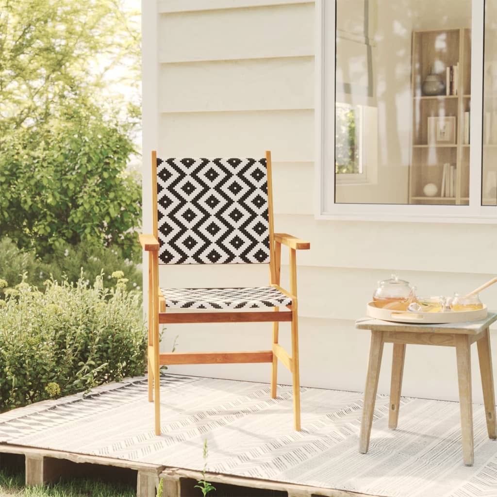 

vidaXL Tuinstoelen 2 st massief acaciahout