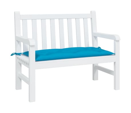 vidaXL Blazina za vrtno klop svetlo modra 110x50x7 cm oxford tkanina