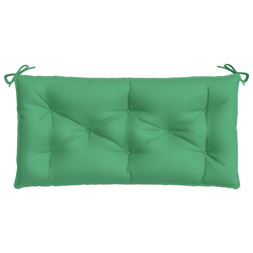 vidaXL Garden Bench Cushion Green 43.3"x19.6"x2.7" Fabric