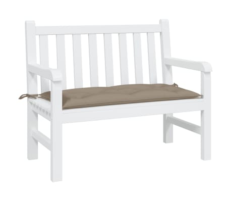 vidaXL Garden Bench Cushion Taupe Oxford fabric (100% polyester)