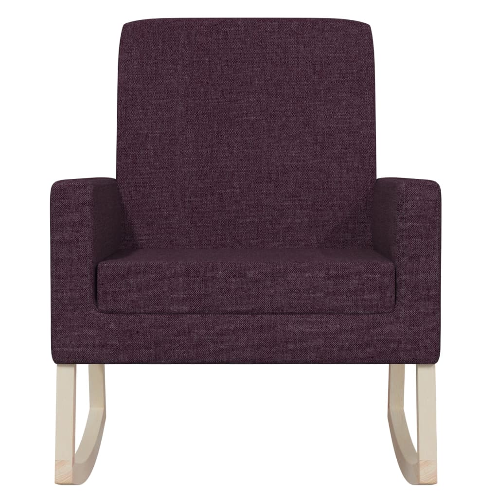 vidaXL Supama kėdė, violetinės spalvos, audinys