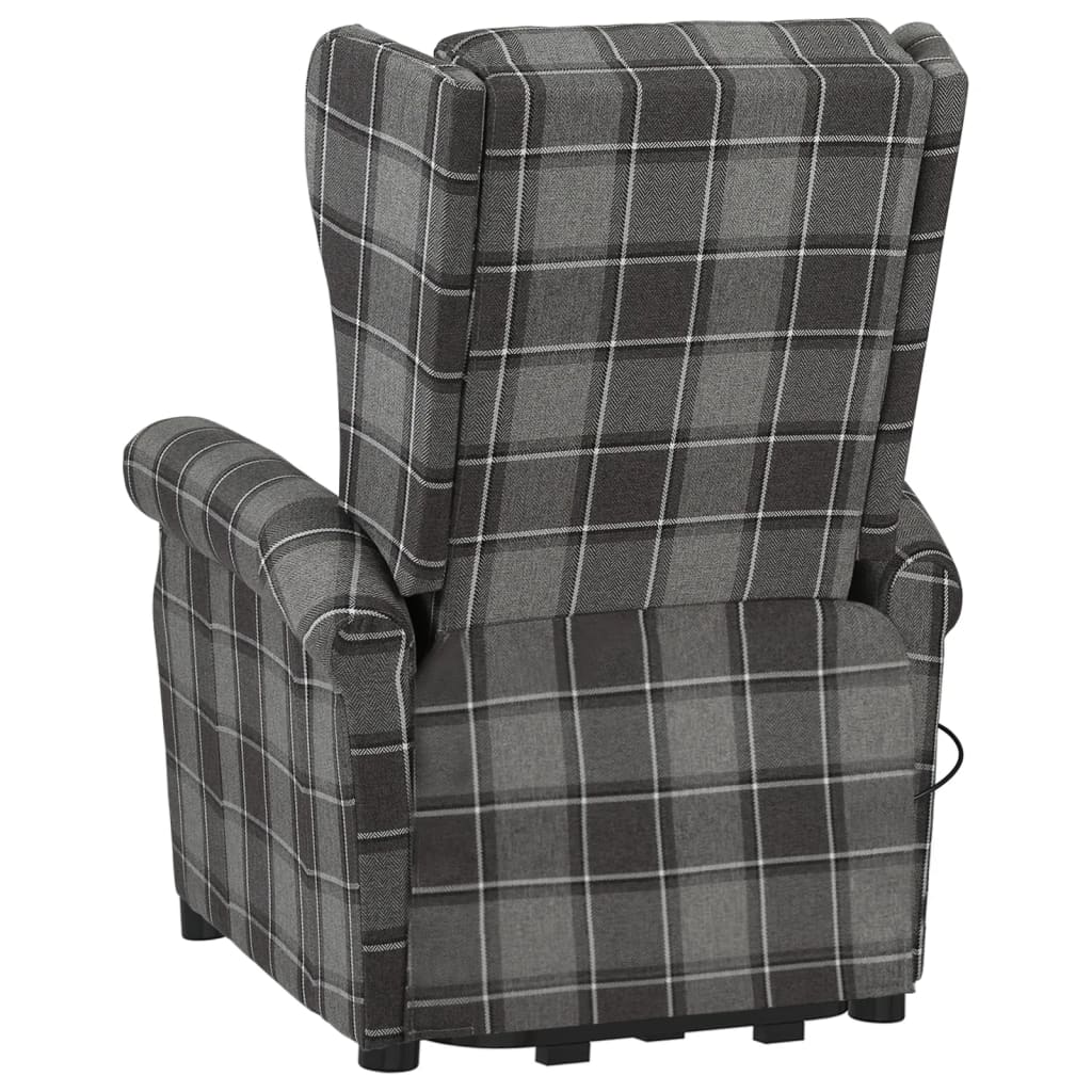 Sta-op-stoel verstelbaar stof grijs