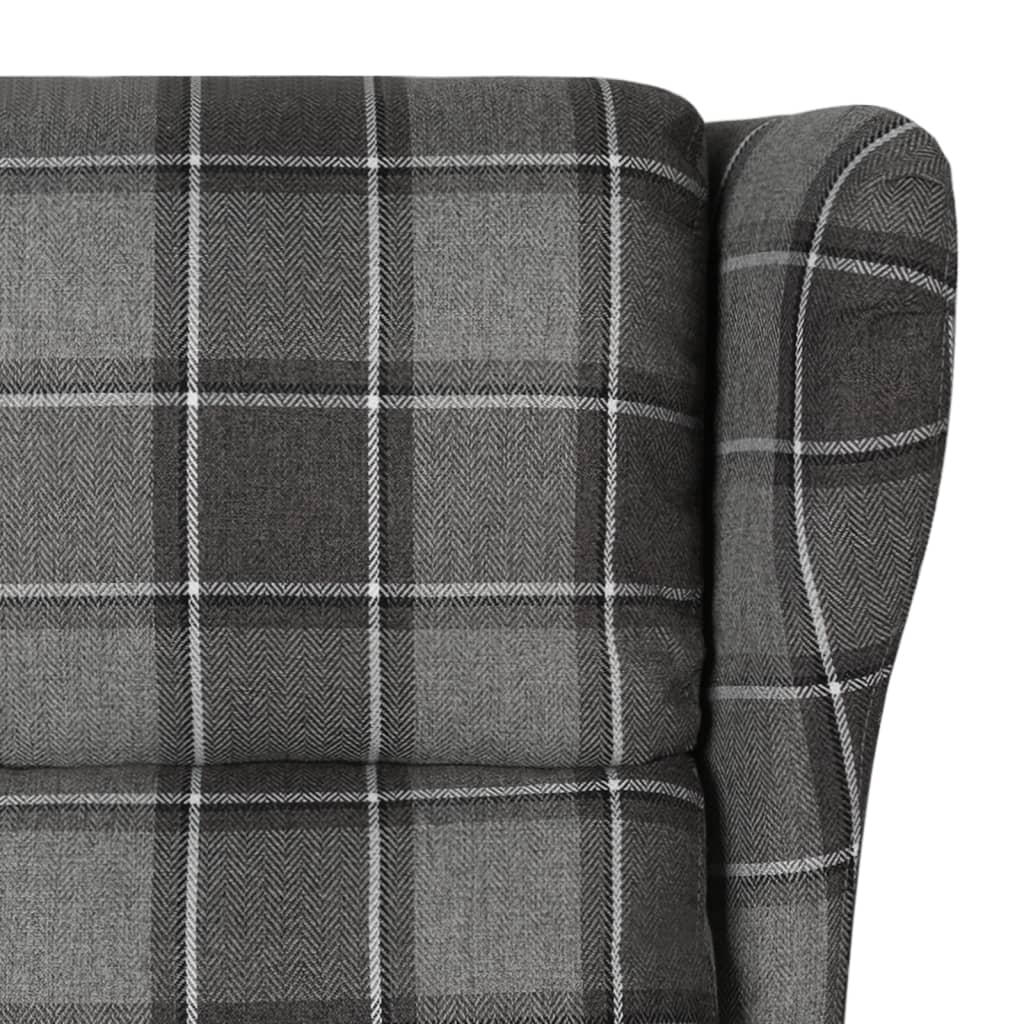 Sta-op-stoel verstelbaar stof grijs