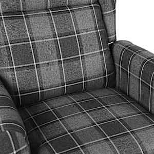Zvedací křeslo šedé textil - obrázek 7
