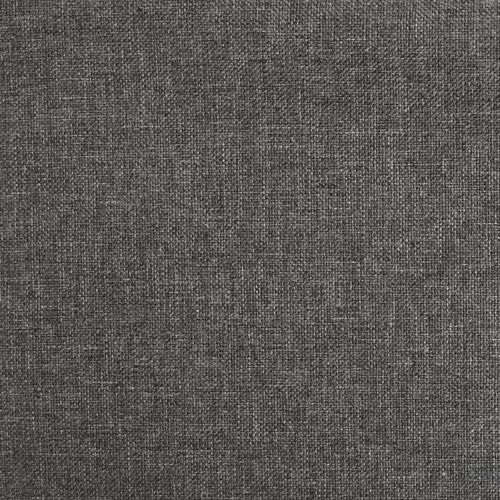 Zvedací masážní křeslo tmavě šedé textil