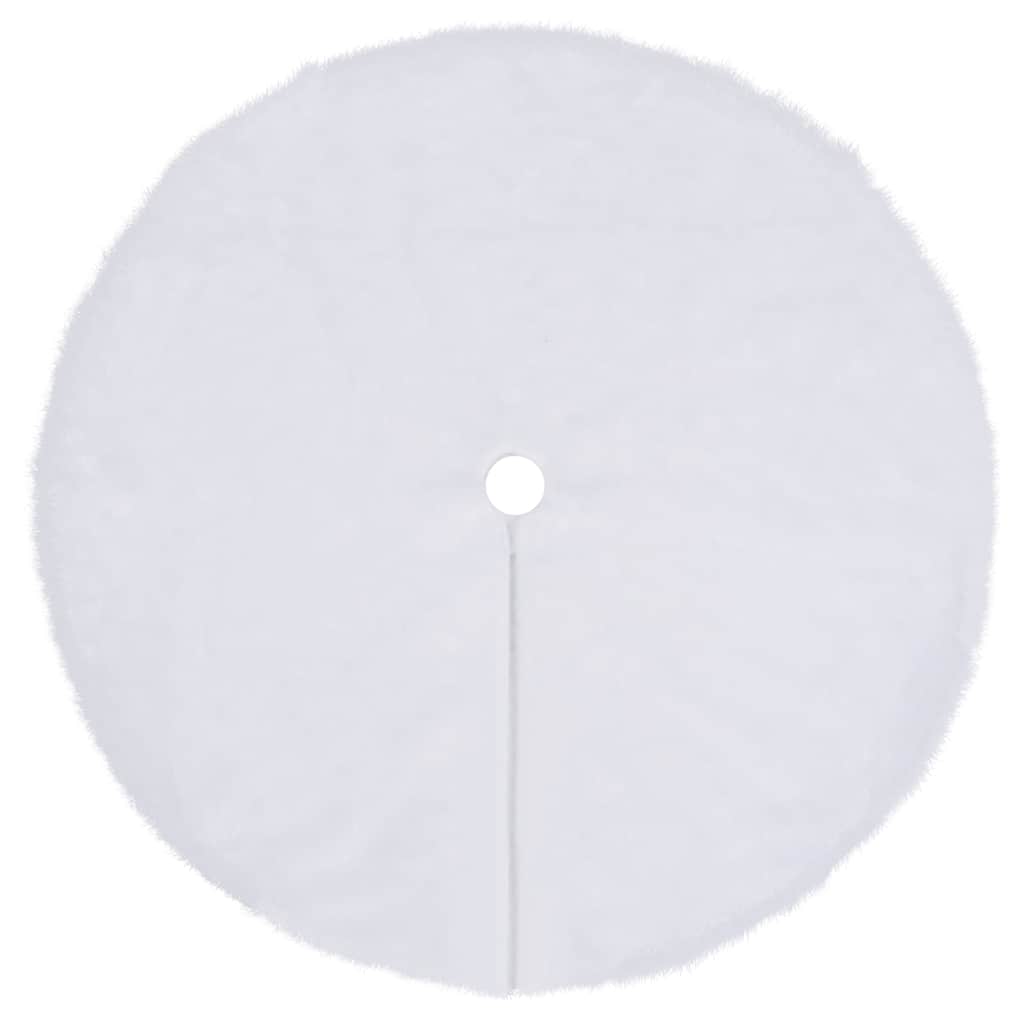 vidaXL fehér karácsonyfa szoknya műszőrme 150 cm-image-330271