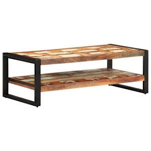 Konferenční stolek 120 x 60 x 40 cm masivní recyklované dřevo - obrázek 1