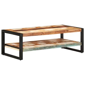 Konferenční stolek 120 x 60 x 40 cm masivní recyklované dřevo - obrázek 8