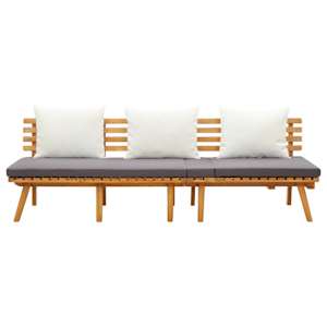 Zahradní denní postel 200x65 cm masivní akáciové dřevo - obrázek 2