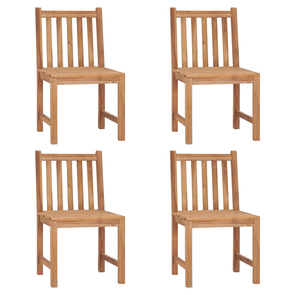 Sodo kėdės, 4vnt., tikmedžio medienos masyvas | Stepinfit