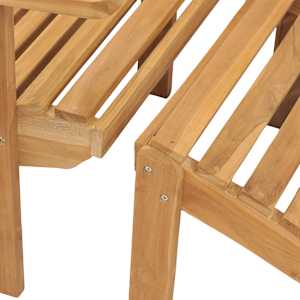 Zahradní židle Adirondack s podnožkami 2 ks masivní teak - obrázek 6