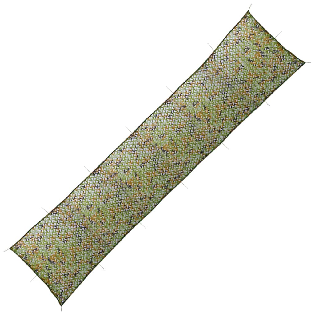vidaXL Plasă de camuflaj cu geantă de depozitare, verde, 1,5×6 m vidaxl.ro