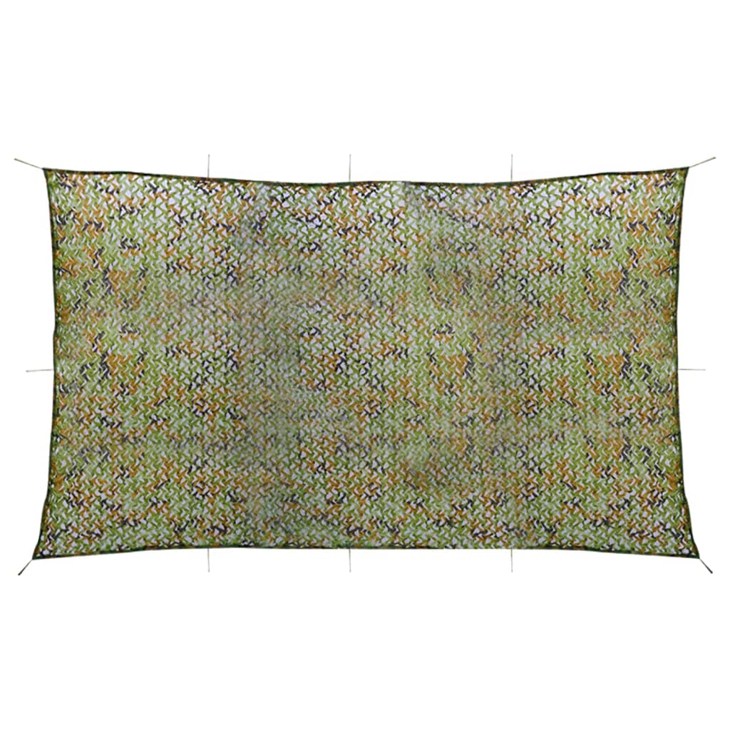 vidaXL Plasă de camuflaj cu geantă de depozitare, verde, 2×5 m vidaxl.ro