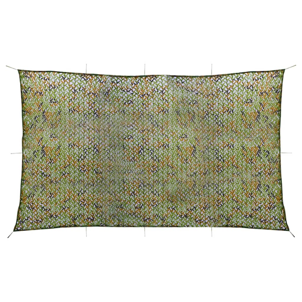 vidaXL Plasă de camuflaj cu geantă de depozitare, verde, 2×8 m vidaXL