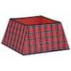 vidaXL j&otilde;ulupuu seelik, punane ja must, 48x48x25 cm