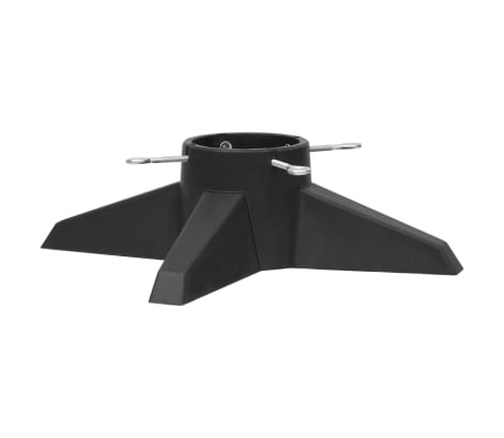 vidaXL Stojan na vianočný stromček sivý 55,5x55,5x15 cm