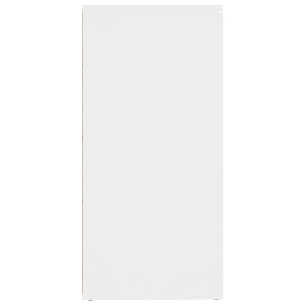 fehér forgácslap tálalószekrény 160 x 36 x 75 cm